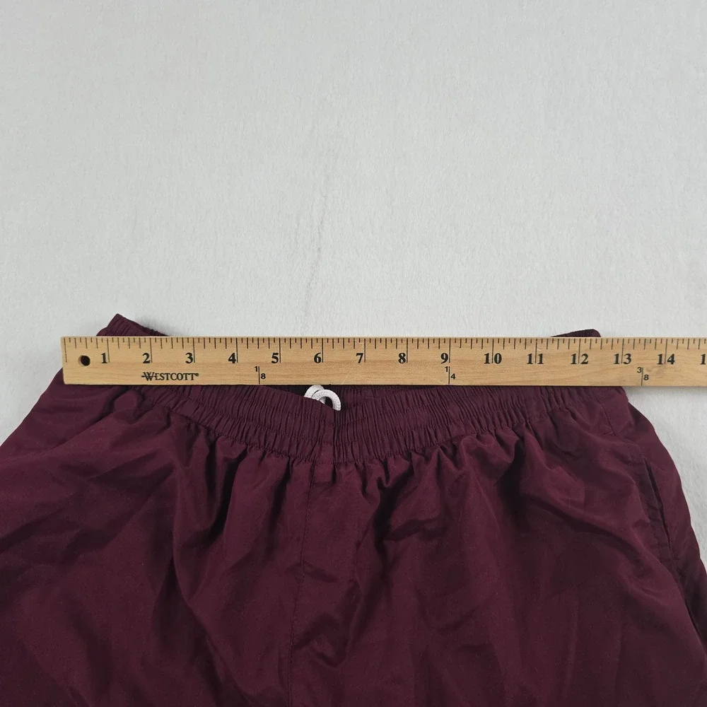 Bolle Sport Womens Medium Burgundy Lined Track Pants Elastic Waist Athletic